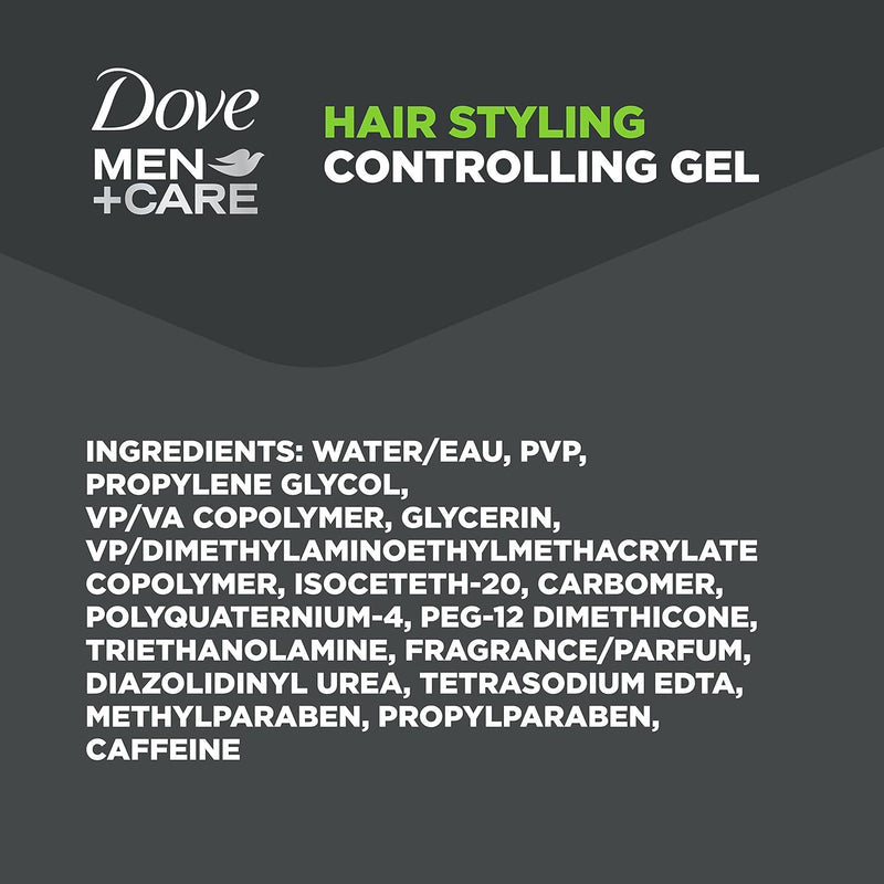 Dove Men Hair Gel – Strong Hold, 7 oz