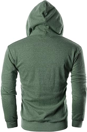 Ohoo Slim Fit Zip-Up Hoodie