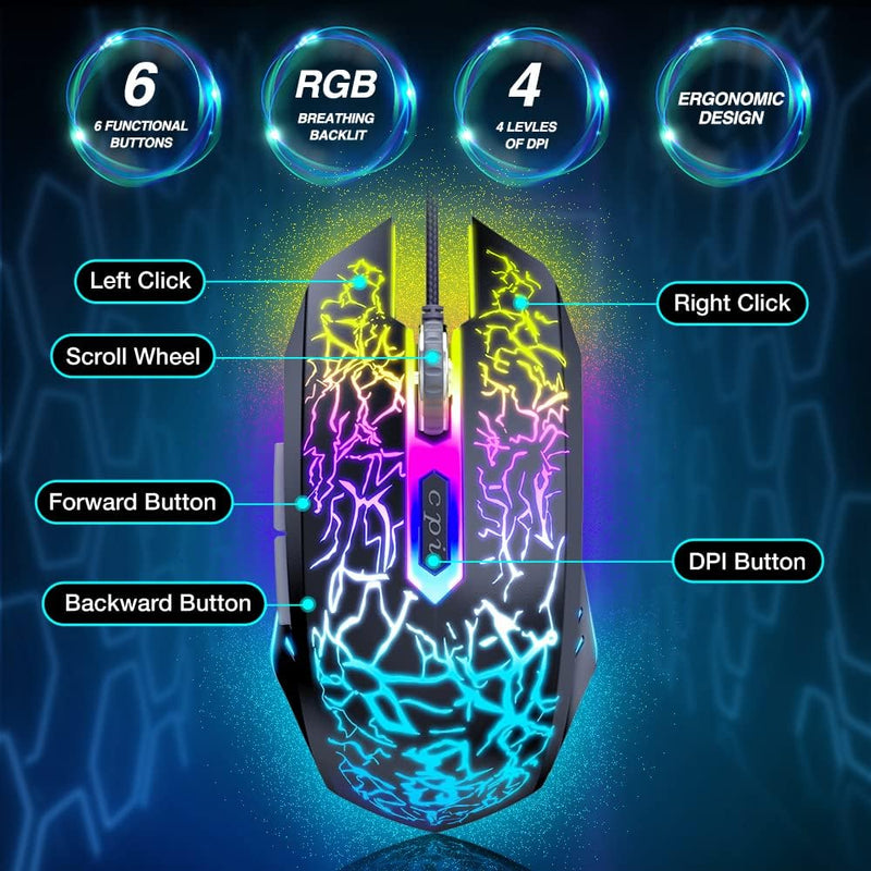 BENGOO Gaming Mouse Wired