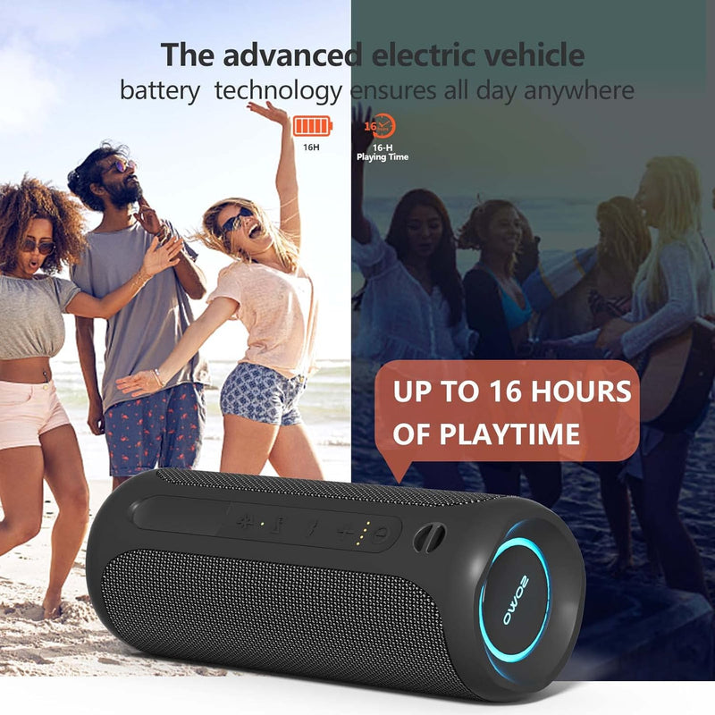 Portable Wireless Bluetooth Speaker, 25W Stereo Sound