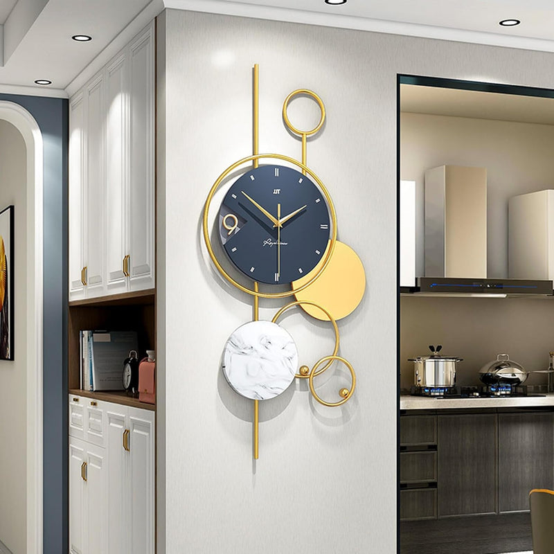 Stylish 31-Inch Non-Ticking Wall Clock