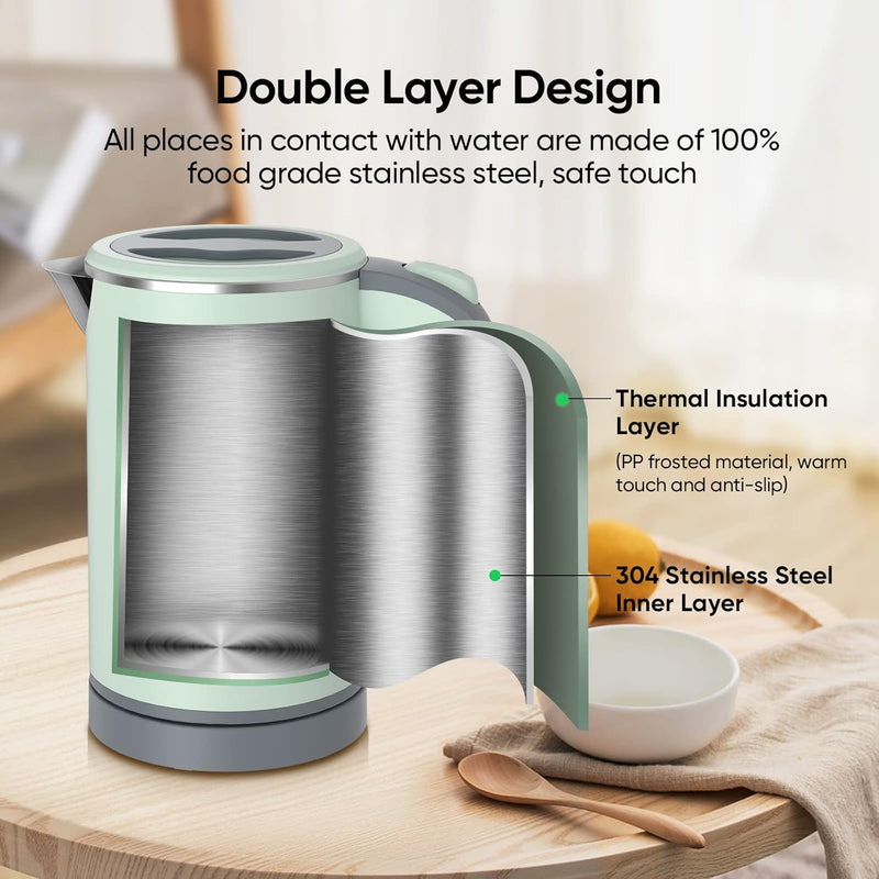 Small Electric Kettle, Fast Boil, Portable