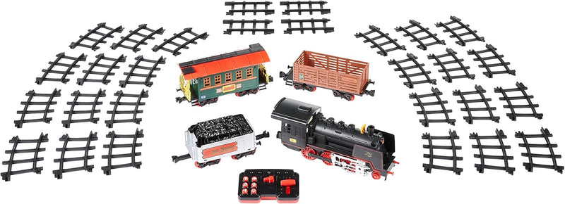 Remote Control Steam Engine Train Set for Kids