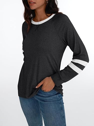 AUTOMET Women's Color Block Long Sleeve Top