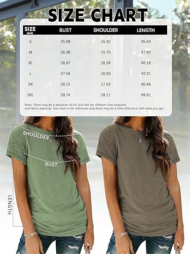 SUNBS Women's 3-Pack Casual T-Shirts