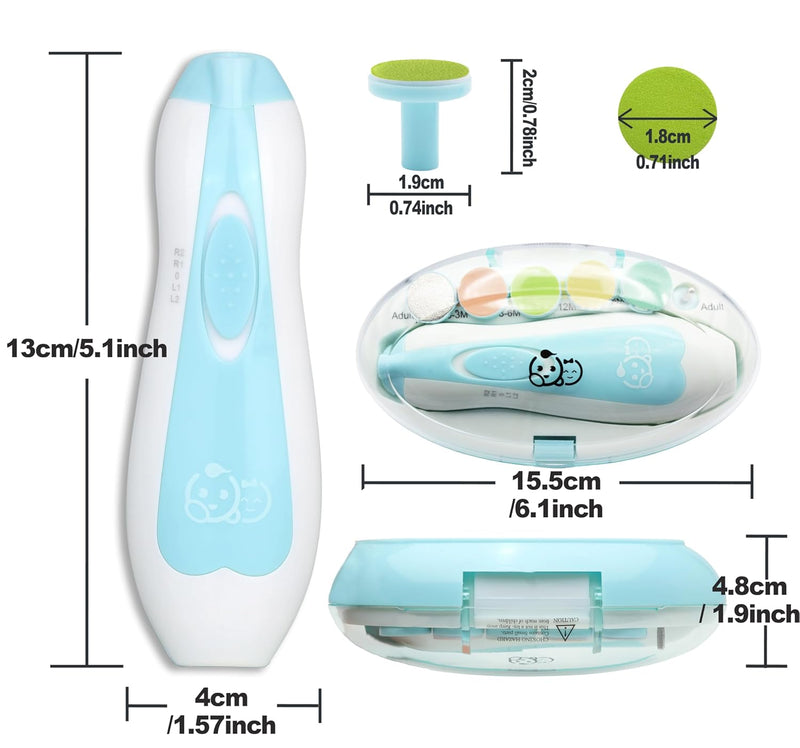 21-in-1 Baby Nail Trimmer Electric Kit