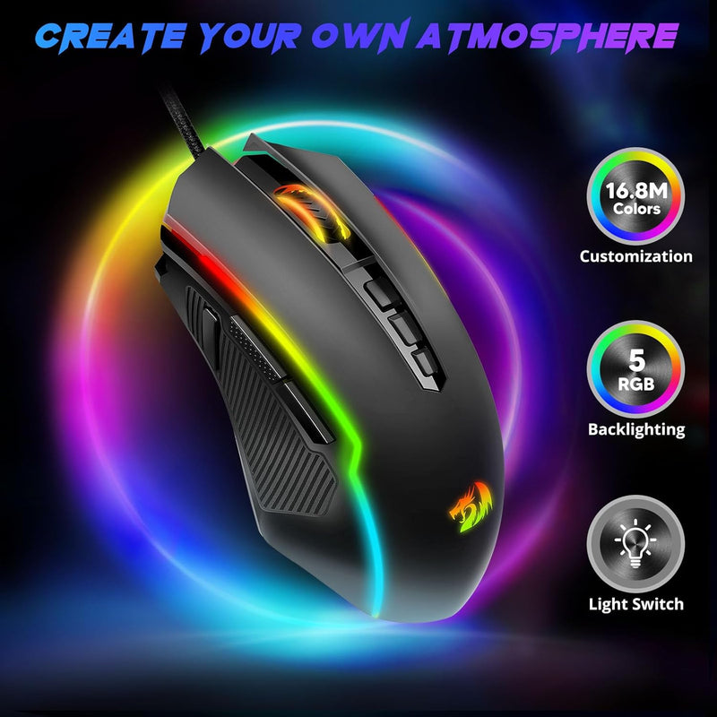 Redragon Wired RGB Gaming Mouse