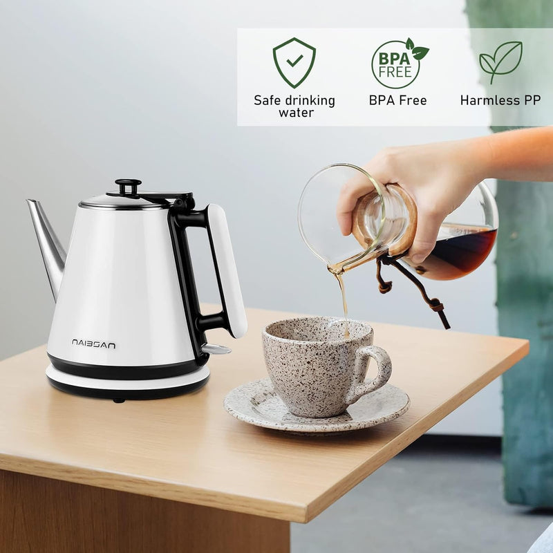 Naibsan 1L Stainless Steel Electric Kettle