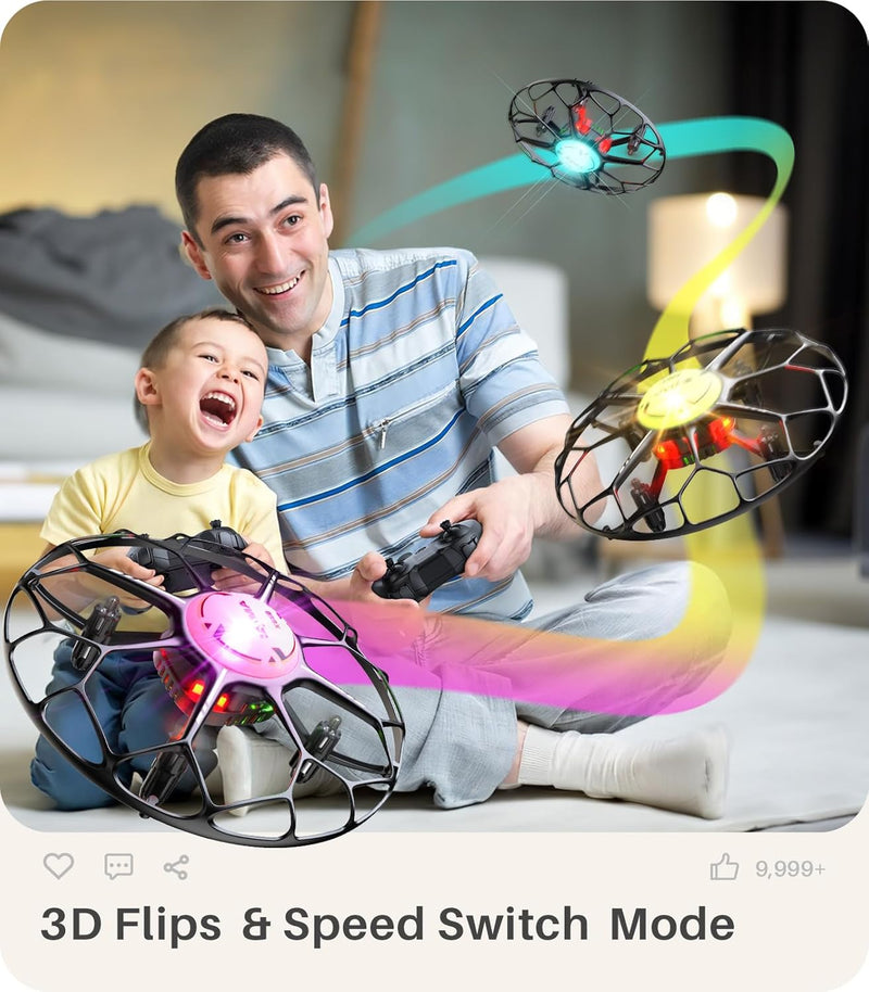 SYMA LED Drone for Kids with Stunts