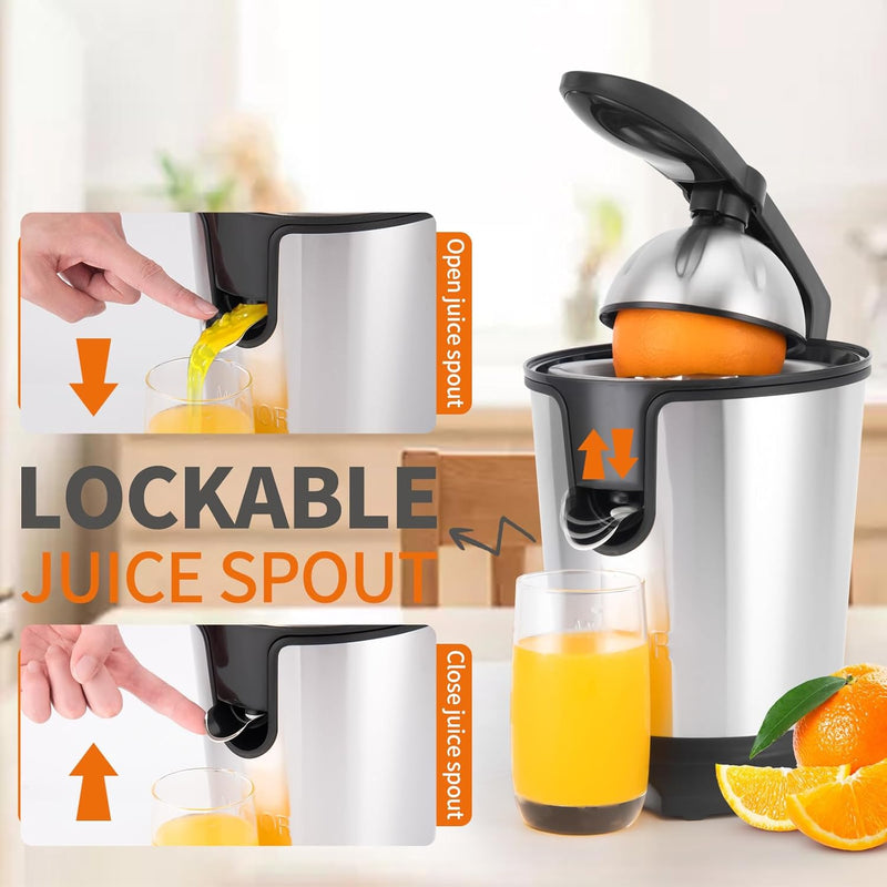 Premium Electric Citrus Juicer Squeezer, 180W