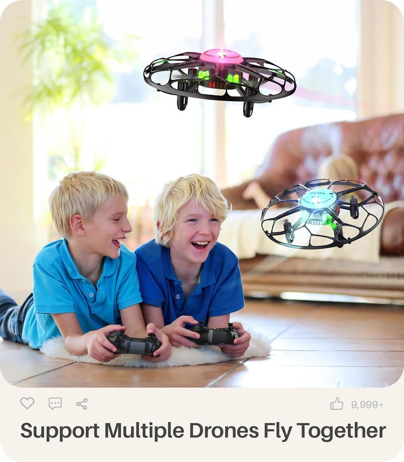 SYMA LED Drone for Kids with Stunts