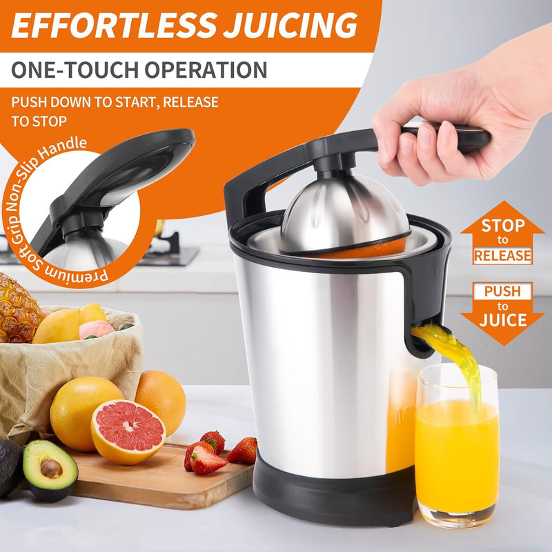 Premium Electric Citrus Juicer Squeezer, 180W