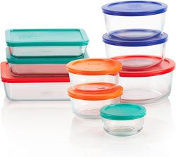 Pyrex 9-Pack Glass Food Storage Set