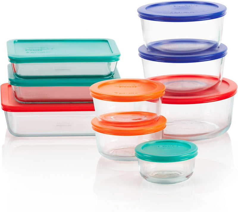 Pyrex 9-Pack Glass Food Storage Set