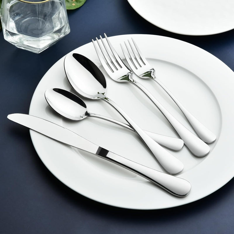 40-Piece Stainless Steel Silverware Set for 8