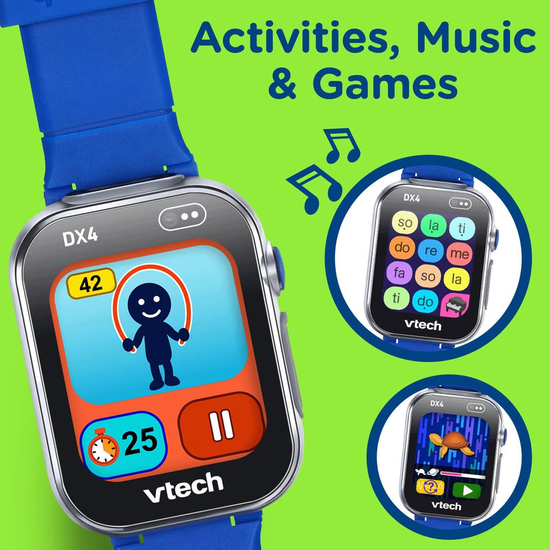 VTech KidiZoom DX4 Smartwatch, Blue