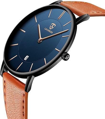 BEN NEVIS Minimalist Leather Strap Watch