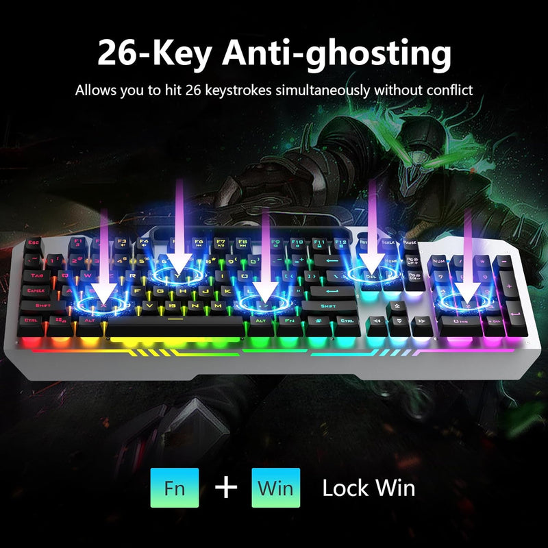 AULA T102 Gaming RGB Keyboard & Mouse Combo