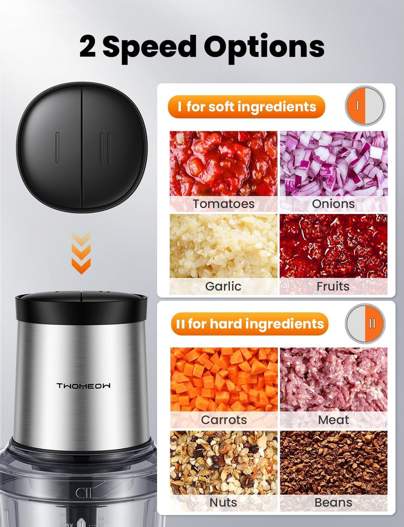 4-Cup Electric Food Processor & Chopper