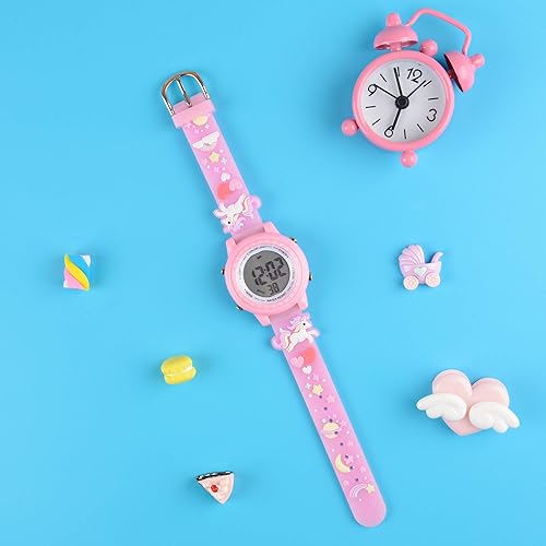 3D Cartoon Waterproof LED Kids Watch