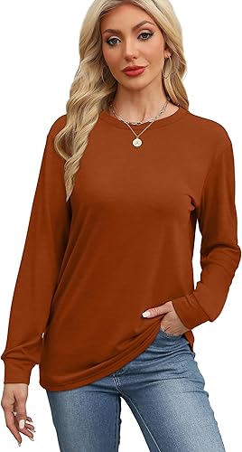 WIHOLL Women's Long Sleeve Tunic Top