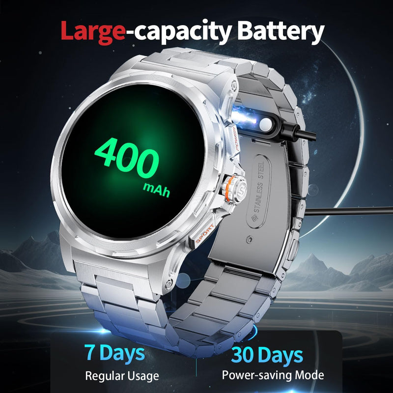 LIGE Military Smartwatch for Men, Fitness Tracker