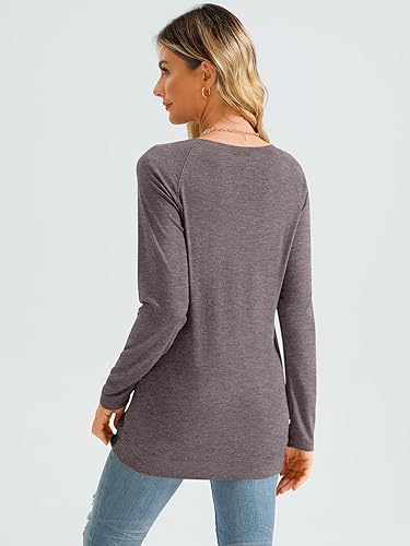 AUTOMET Women's Loose Fit Long Sleeve Top