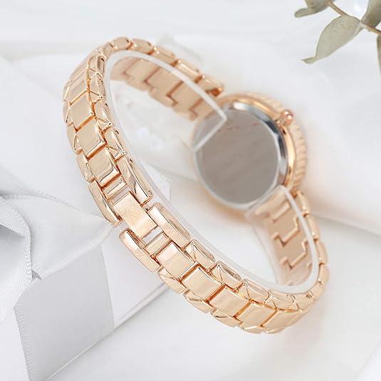 Elegant Rose Gold Watch Set