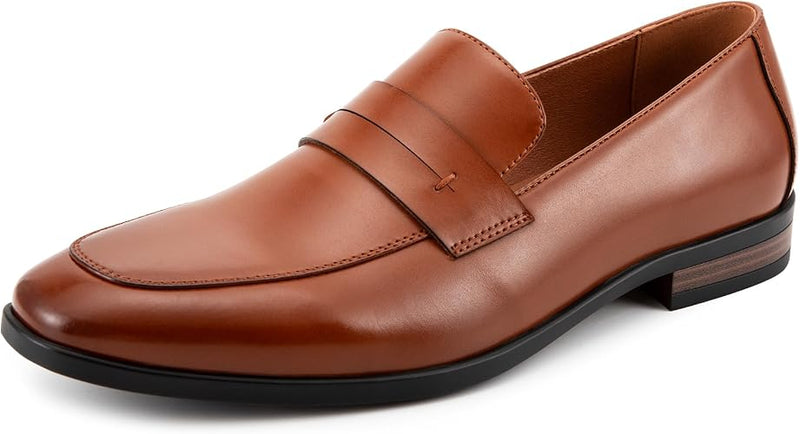 Men’s Leather Slip-On Penny Loafers