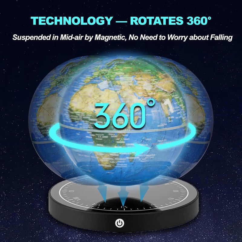 Magnetic Levitating Globe with LED Light