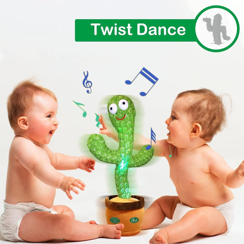 Pbooo Dancing Talking Cactus Toy with LED