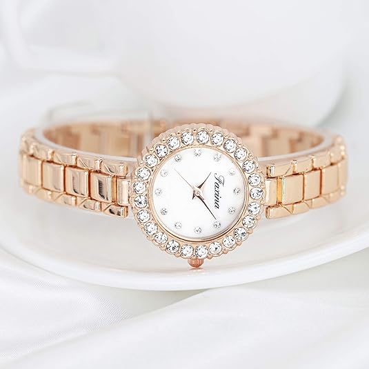 Elegant Rose Gold Watch Set