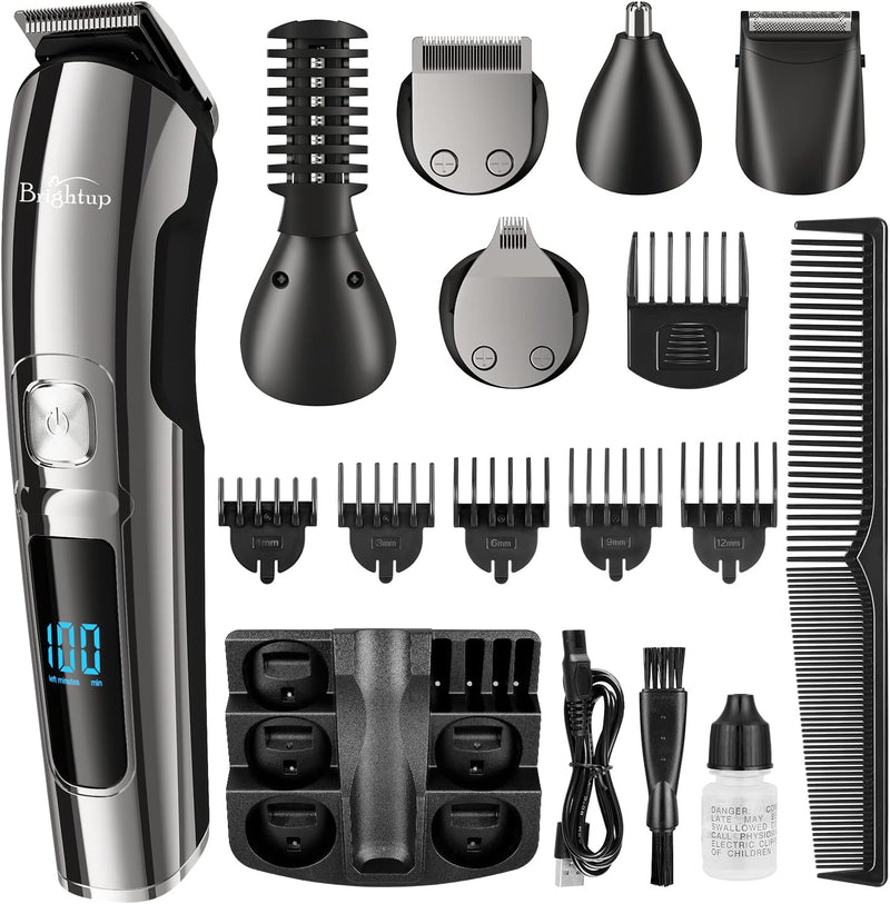 Brightup All-in-One Waterproof Beard Trimmer Kit