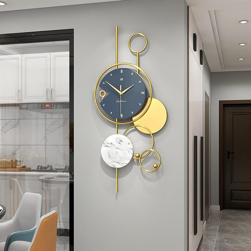 Stylish 31-Inch Non-Ticking Wall Clock