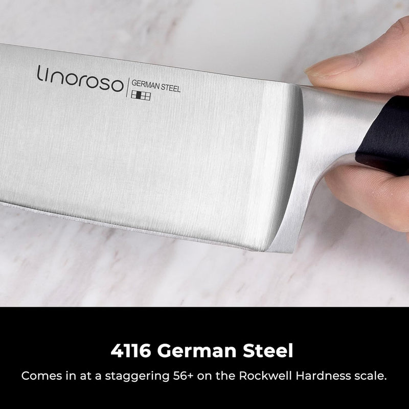 Linoroso 3-Piece German Steel Knife Set