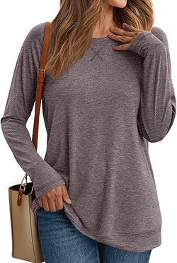 AUTOMET Women's Loose Fit Long Sleeve Top