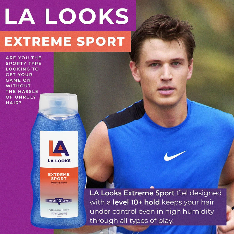 LA Looks Extreme Sport Hair Gel 20 oz