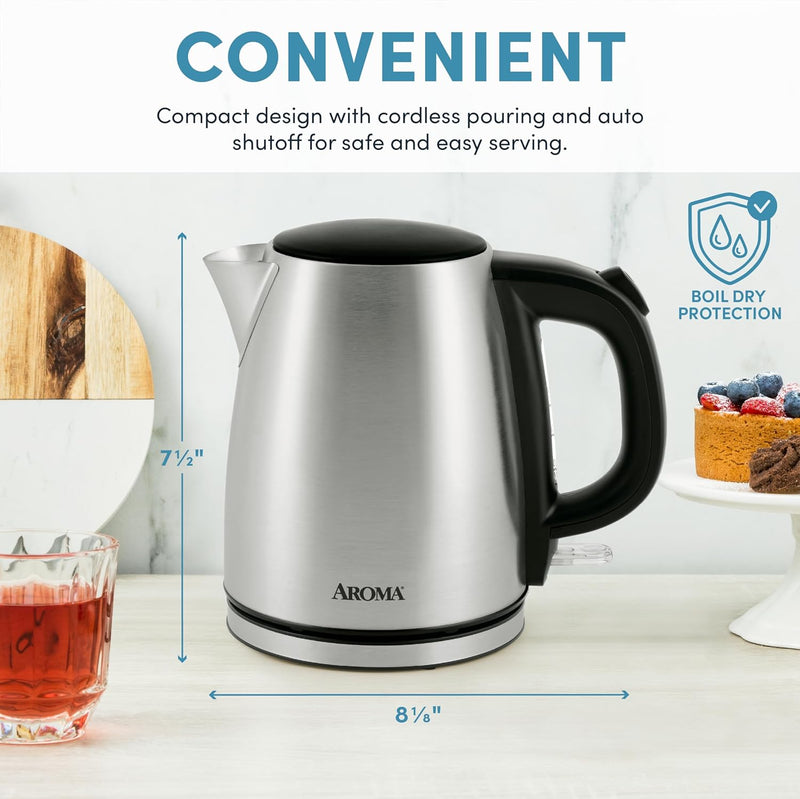 1.0L Stainless Steel Electric Kettle