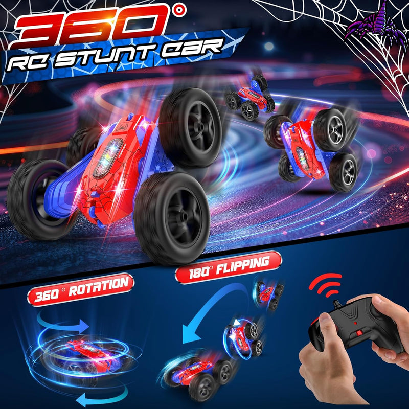 Spider Remote Control Stunt Car with LED