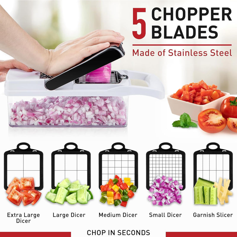 Ecolya 25-in-1 Multifunction Vegetable Chopper