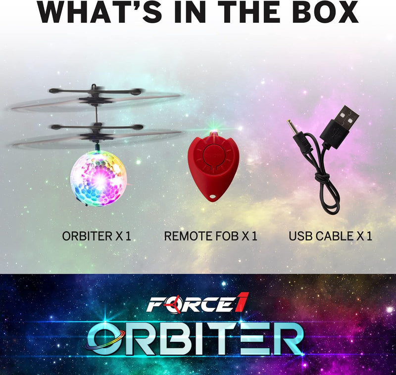 Force1 Orbiter Flying Orb Drone Toy