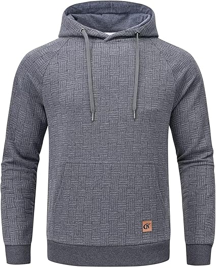 Tyhengta Men's Geometric Hoodie Pullover