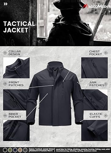 MAGCOMSEN Men’s Water-Resistant Jacket