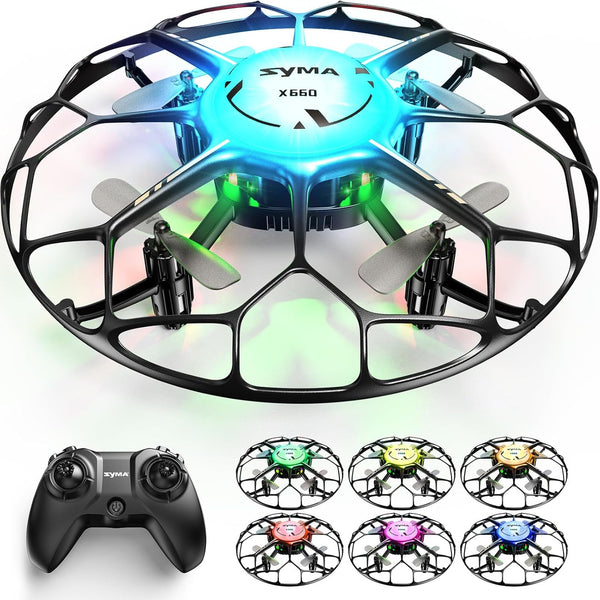 SYMA LED Drone for Kids with Stunts