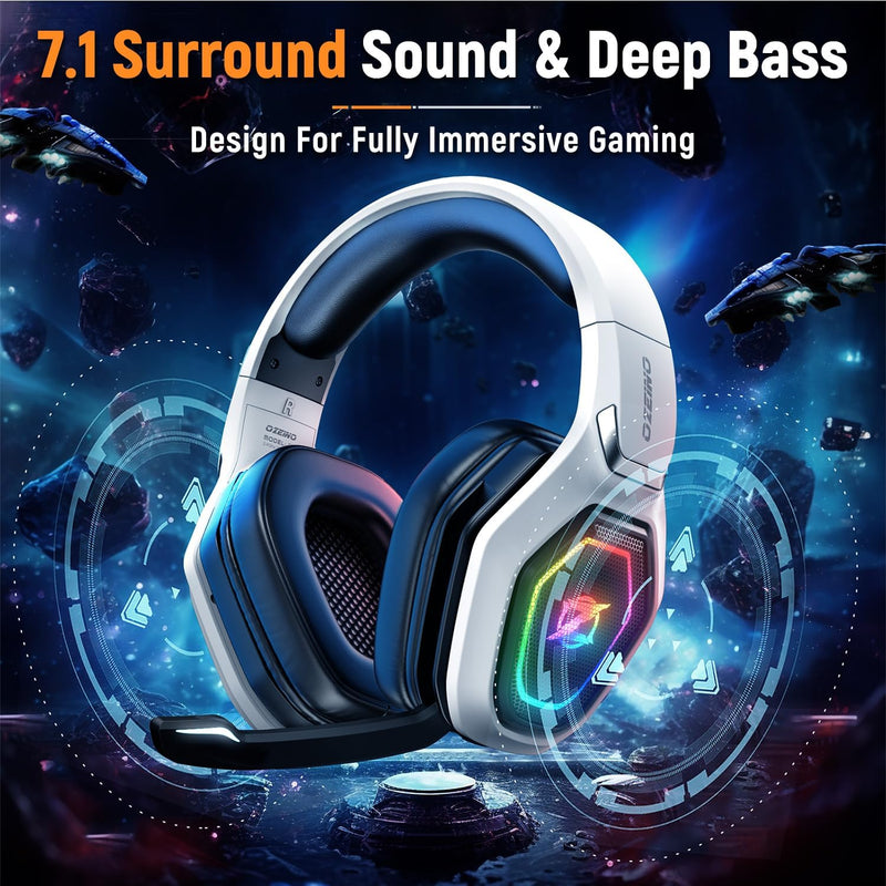 2.4GHz Wireless Gaming Headset for PC, PS5, PS4