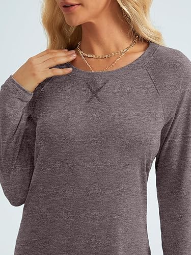 AUTOMET Women's Loose Fit Long Sleeve Top