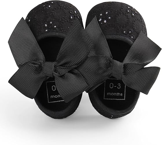 Princess Bowknot Soft Sole Baby Sneakers