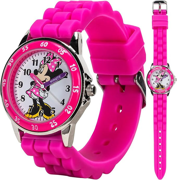 Minnie Mouse Time Teacher Watch for Girls