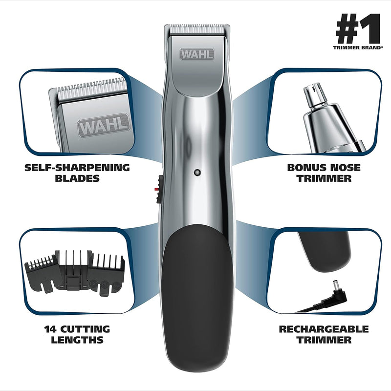 Wahl Groomsman Rechargeable Trimmer Kit