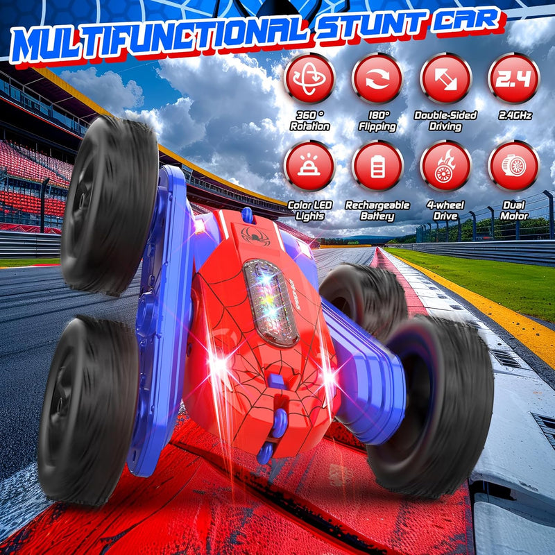 Spider Remote Control Stunt Car with LED